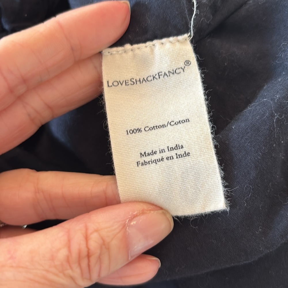 LoveShackFancy Black Ruffle Mini Skirt - Picture 5 of 5